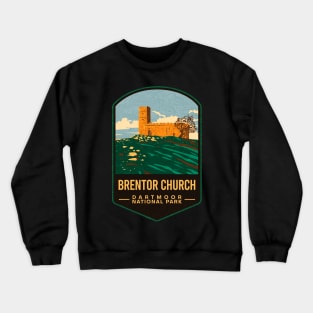 Brentor Church Dartmoor National Park Crewneck Sweatshirt